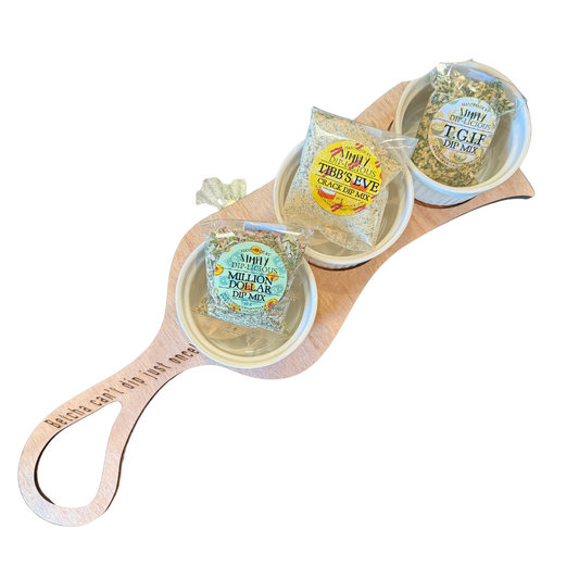 Handcrafted 3 Pack Dip Board - Option 3
