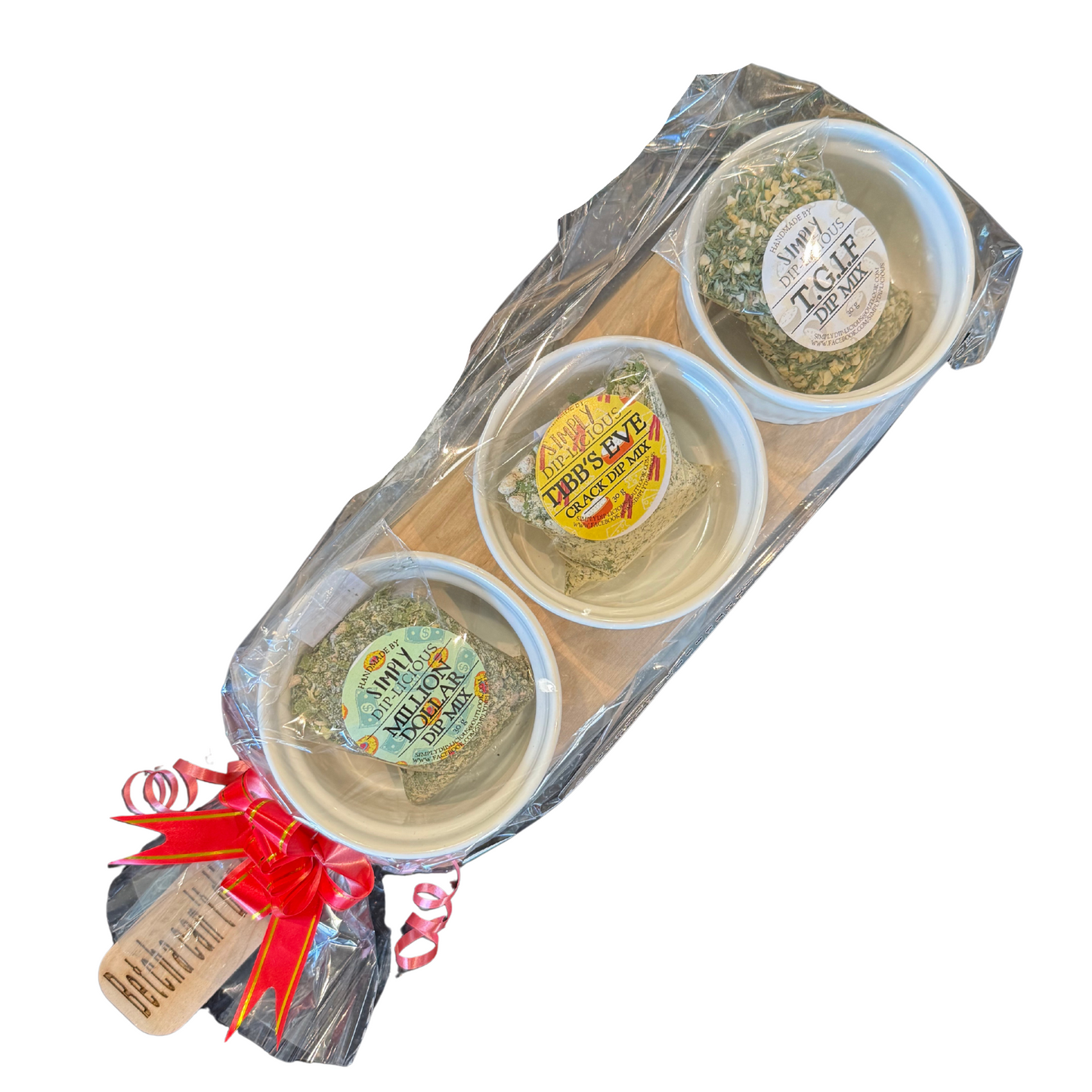 Handcrafted 3 Pack Dip Board - Option 1