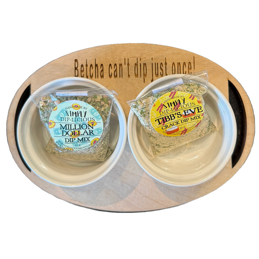 Handcrafted 2 Pack Dip Board - Option 2